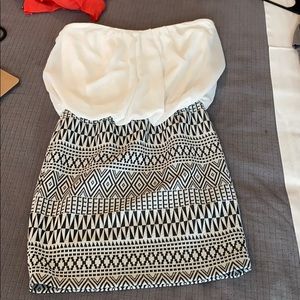 Nordstrom Bodycon Dress with Flowy Top